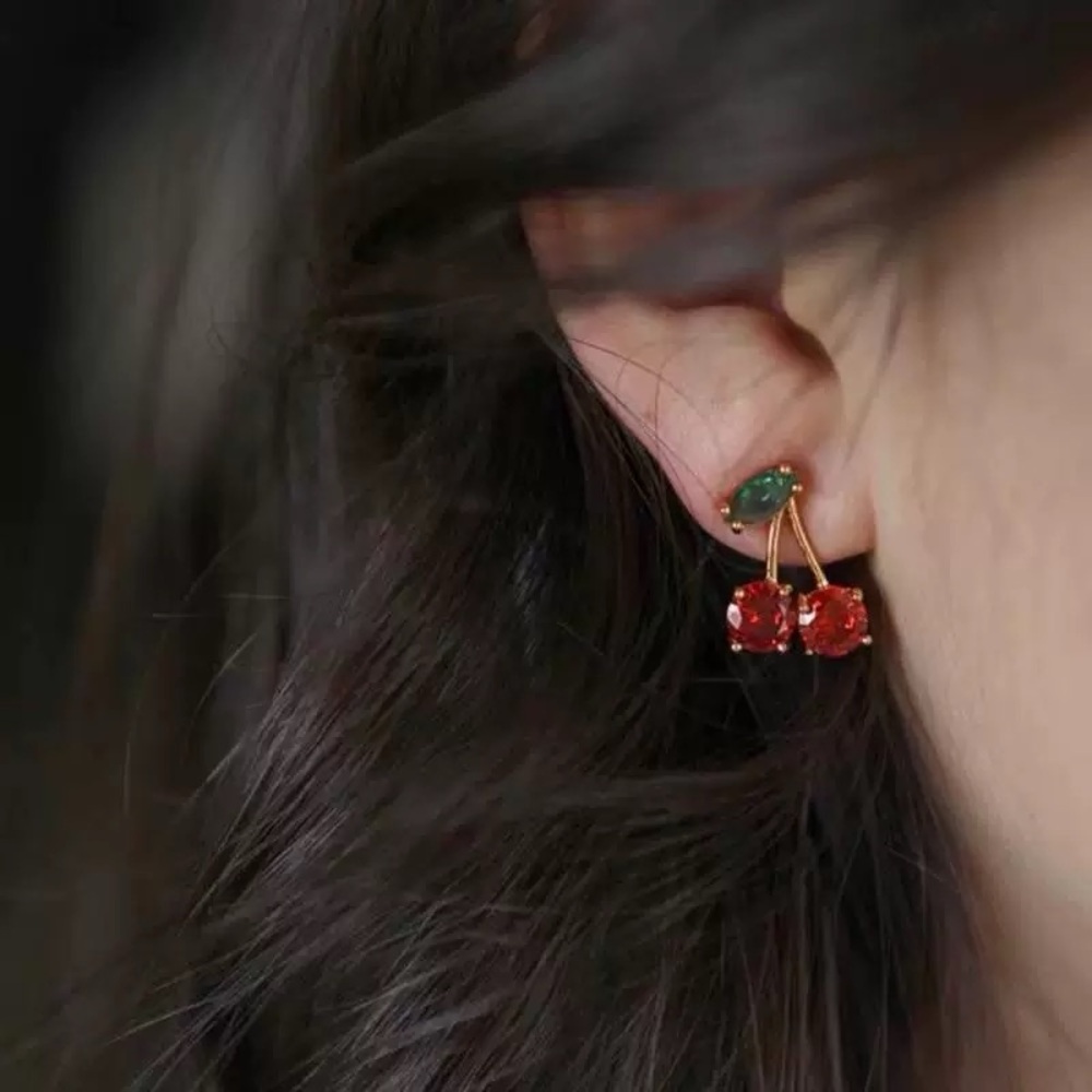 Kate Spade Cherie Cherry Drop Earrings Brand New - Picture 3 of 5